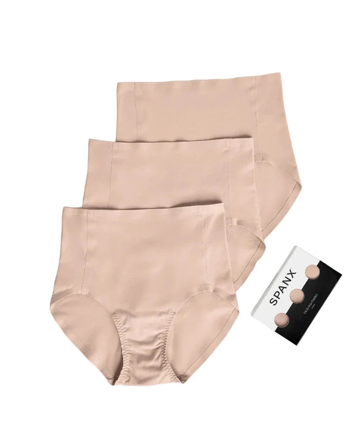 SPANX -Fit-To-You Brief 3-pack - One Size - Naked