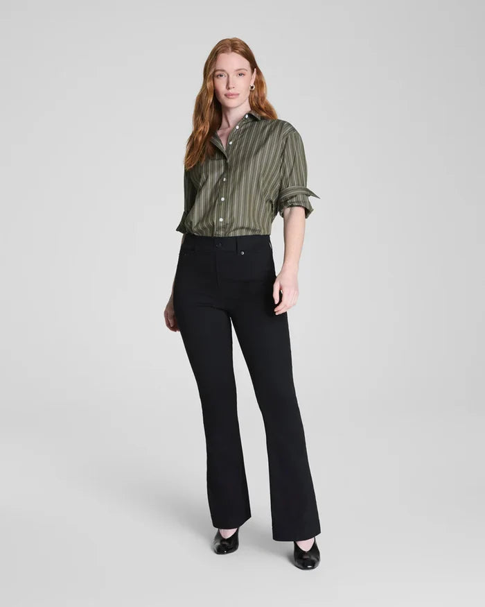 SPANX Denim Everywhere Flare Jean 2.0  - Black