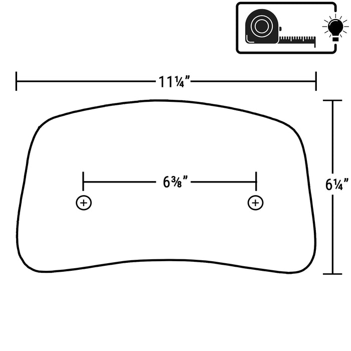 Sundance 850/880 headrest pillow