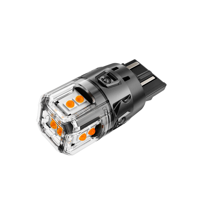 🆕T20 7443 7440 LED Turn Signal Light Rear/Front, Side Marker Light Bulbs 13W 500% High Brightness CAN-Bus Error Free 3000K Amber B52 Series | 2 Bulbs