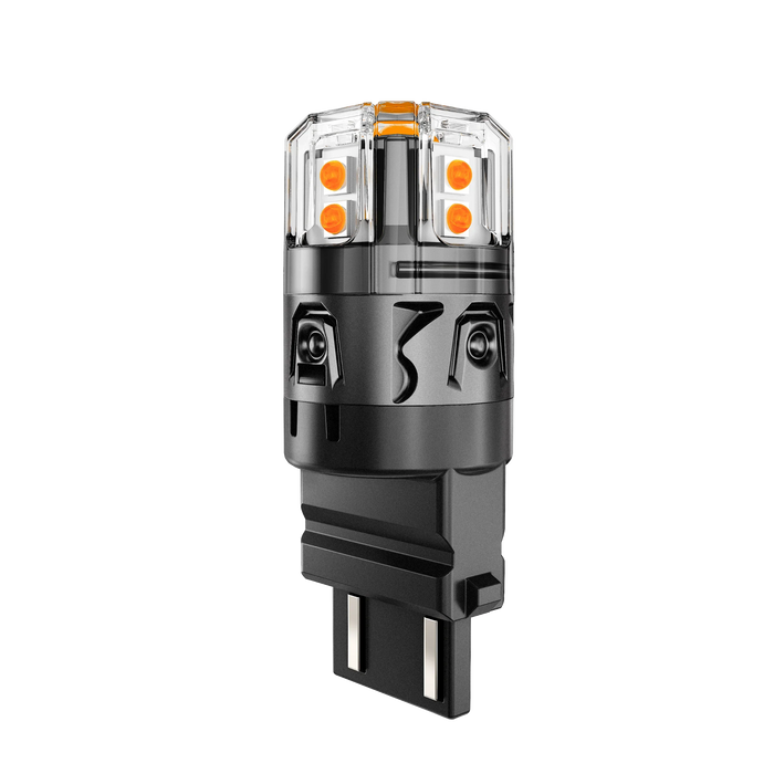 🆕T25 3157 3156 LED Turn Signal Light Rear/Front, Side Marker Light Bulbs 13W 500% High Brightness CAN-Bus Error Free 3000K Amber B52 Series | 2 Bulbs