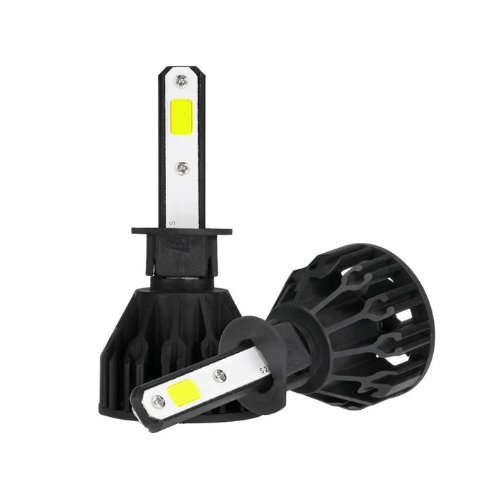 T5 Series Fan Cooling 50W 5000LM LED Light Bulbs High Low Beam Conversion Kit