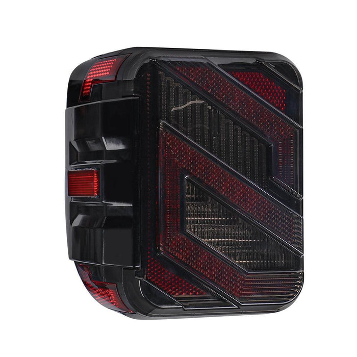 Tail Lights Compatible with Jeep Gladiator JT 2020-2024 Unique S Shaped Design
