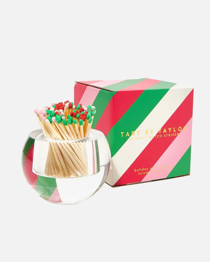 Tart Round Acrylic Match Striker - Multiple Colors