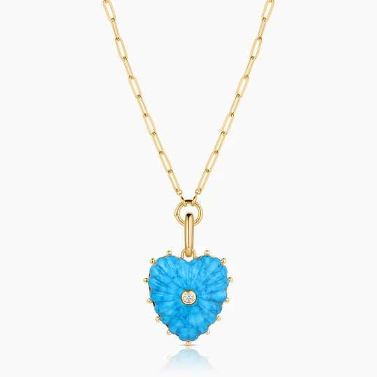 THATCH Malene Clip Charm & Finn Necklace - Howlite