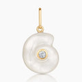 THATCH Nautilus Mother of Pearl Charm on Choker