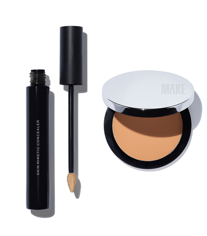 concealer and powder for matte complexion