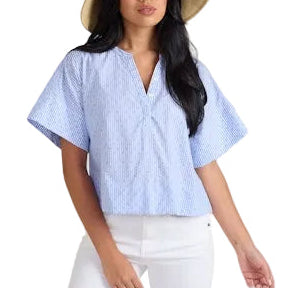 Thomas & Lourdes  London Top - Diamond Stripe
