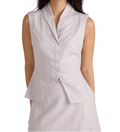 Thomas & Lourdes Reese Top - Sand Ticking