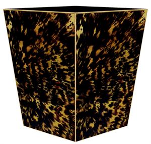 Tortoise Shell Wastepaper Basket