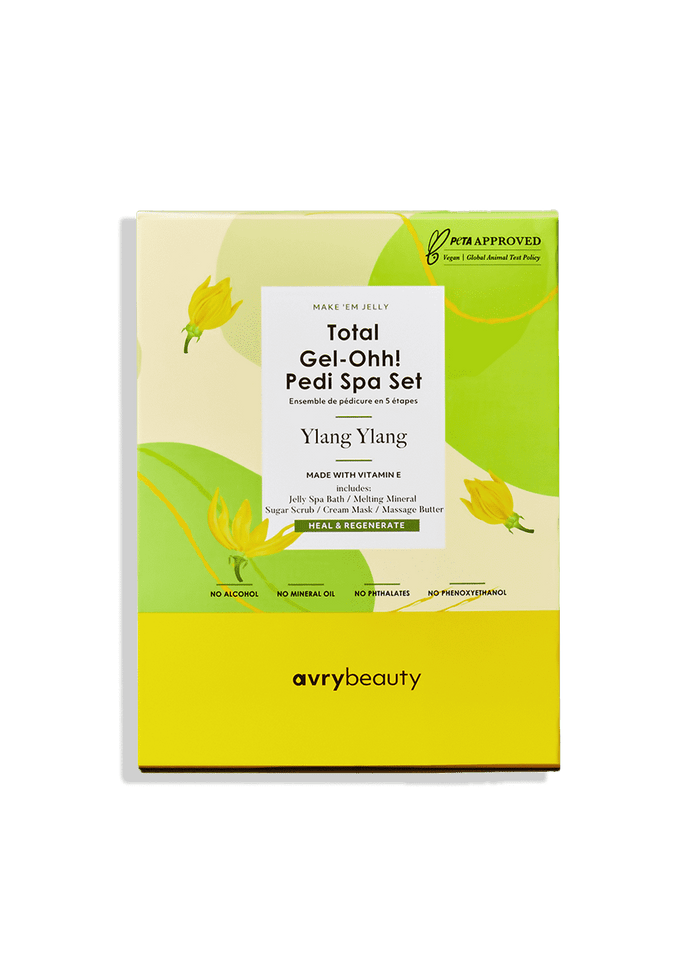 Total Gel-Ohh 5 Step Pedi Spa Set - Ylang Ylang - Maskscara