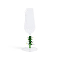 Treetop Cheers Champagne Flute - Green