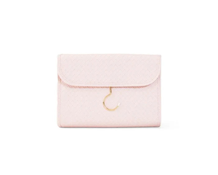 TRVL Luxe Hanging Toiletry Bag - Woven Shell