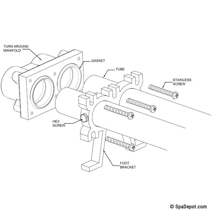 Turnaround Repair Kit for Watkins/Hot Spring Double-Barrel Heater