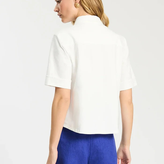 Tyler Boe Classic Club Shirt - Ceramic and White