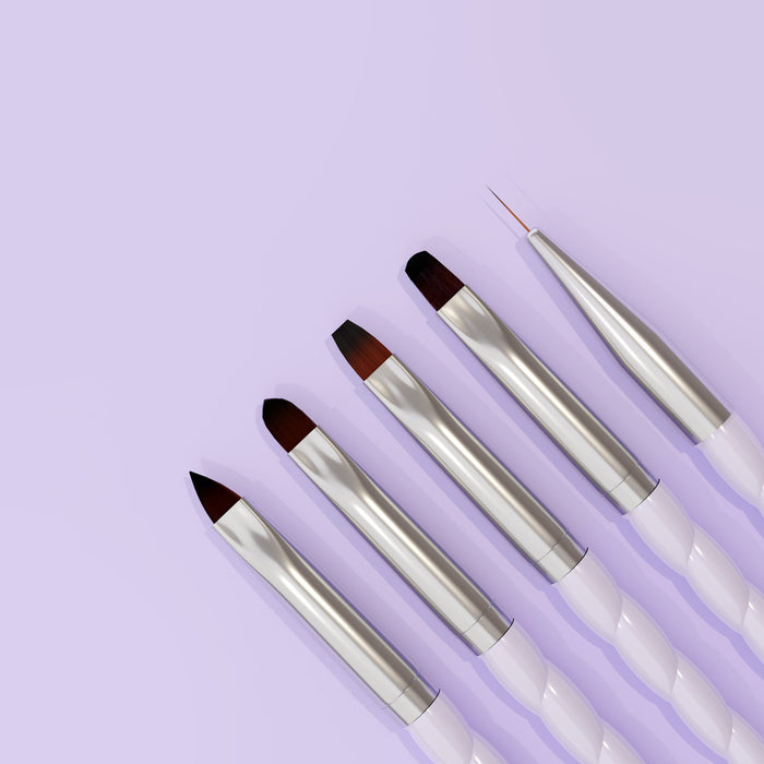 <img scr = “ Maskscara Unicorn Brush Set.jpg” alt = “ Unicorn Nail Art Brush Set by the brand Maskscara”>