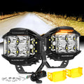2Pcs Pod Light / With Amber Covers