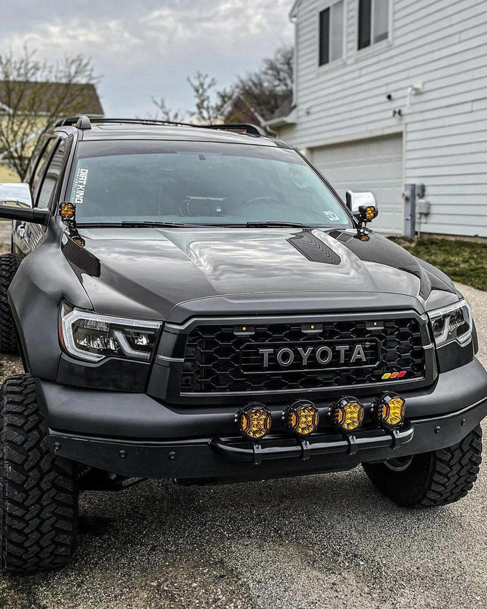 V-ULTRA Series | 5 Inch 172W LED Side Shooter Amber Pod Lights with Amber DRL