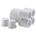 Water Manifold 1.5"SS x (4) 3/4"SS Ports