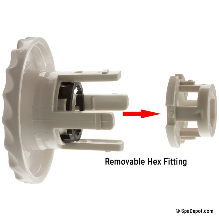 Waterway 2-1/2" Deluxe Mini Pulsator Jet Insert