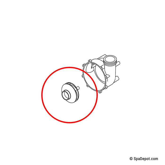 Waterway 3 HP Executive Pump Impeller