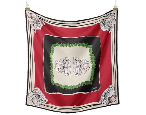 "Where My Dawgs At?" Silk Scarf (2 sizes)