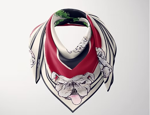 "Where My Dawgs At?" Silk Scarf (2 sizes)