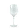 White Dots Wine Glass
