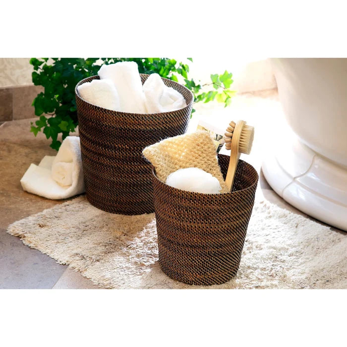 Woven Wastebasket - 2 Sizes