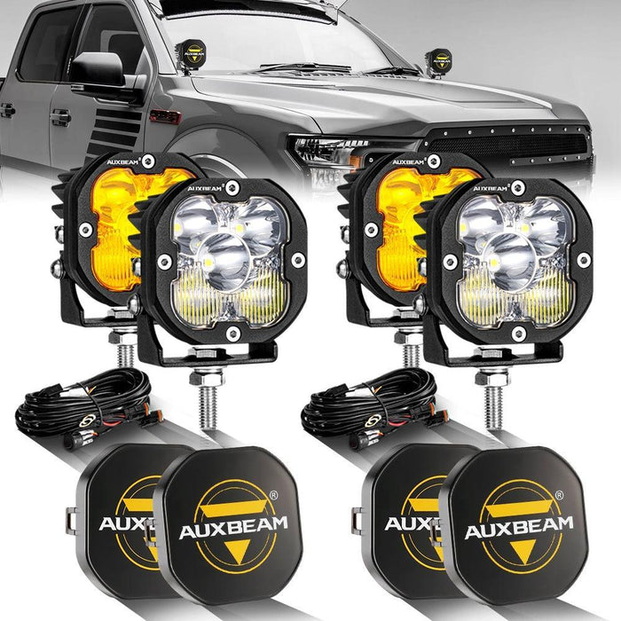4Pcs Pod Light / With Black Covers
