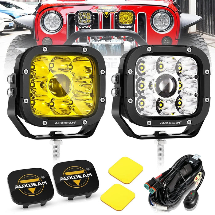 2Pcs Pod Lights / Black Covers